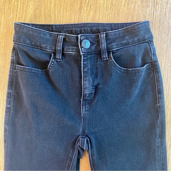 American Eagle The Dream Jean High Waisted Legging 00 Short - Picture 4 of 7